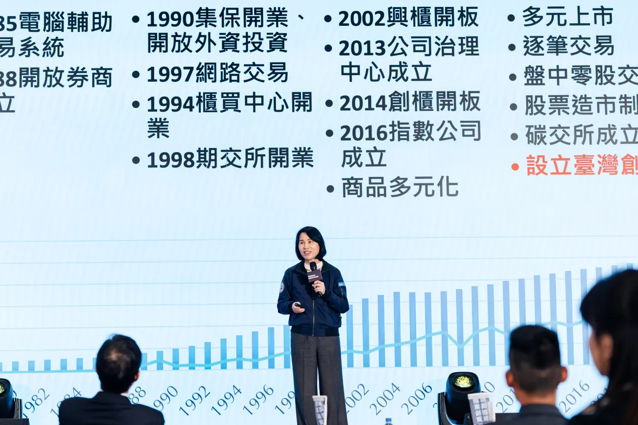 文字簡報螢幕前的講者與聽眾